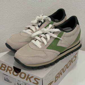 Brooks Chariot, Moonbeam/Green/Forest, Men's 5.5/Women's 7